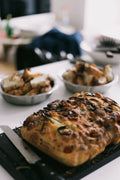 Tilkøb: Foccacia med urtedip